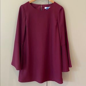 Likely maroon bell sleeve dress size 2
